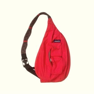 Kavu shrimp coral colored rope slingBag women’s purse backpack